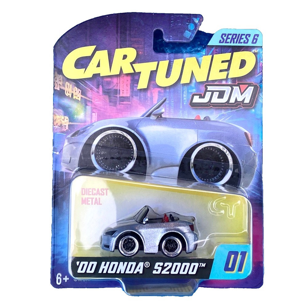 Car Tuned JDM '00 Honda S2000 #01 Series 6 Silver Die-cast 1/64 Model New NIP